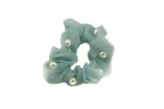 GUMKA DO WŁOSÓW SCRUNCHIE TIULOWA PEREŁKI MIĘTOWA