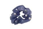 GUMKA DO WŁOSÓW SCRUNCHIE TIULOWA PEREŁKI GRANATOWA
